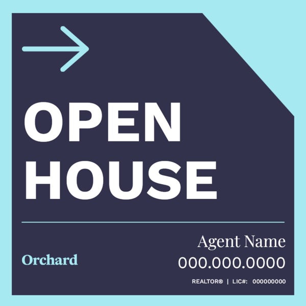 Picture of REALTOR® Open House Personalized 24" x 24" - Directional