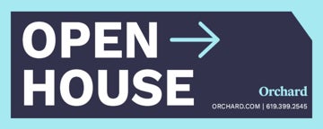 Picture of REALTOR® Open House Rider Generic 9" x 24" - Directional