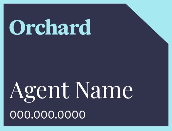 Picture of Single Agent Name 18" x 24"