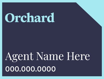 Picture of Single Agent Name 18" x 24"