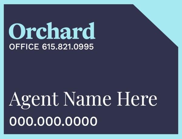 Picture of Single Agent Name 18" x 24"