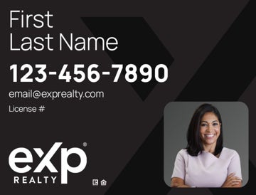 Picture of Large Name, Boxed Photo Black