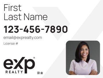 Picture of Large Name, Boxed Photo White