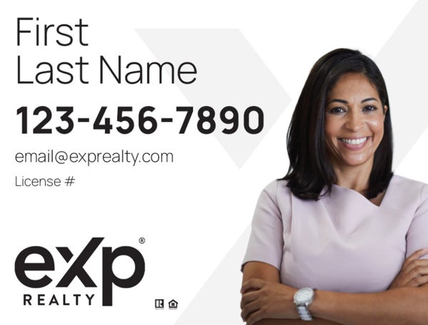 Picture of Large Name, Large Photo White