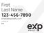 Picture of Large Name, No Photo White