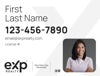 Picture of Dual Branded Large Name, Boxed Photo White