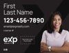 Picture of Dual Branded Large Name, Large Photo Black