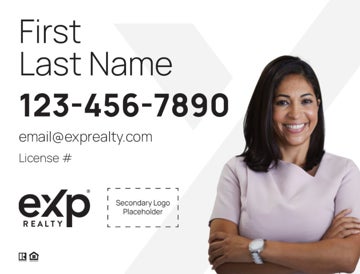 Picture of Dual Branded Large Name, Large Photo White