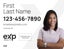 Picture of Dual Branded Large Name, Large Photo White