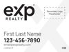 Picture of Dual Branded Large Logo, No Photo White