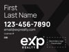 Picture of Dual Branded Large Name, No Photo Black