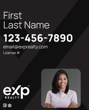Picture of Large Name, Boxed Photo Black