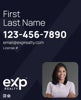 Picture of Large Name, Boxed Photo Navy
