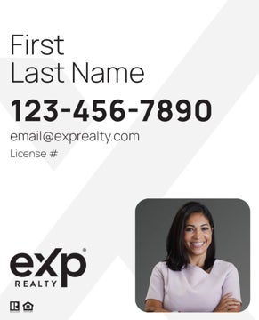 Picture of Large Name, Boxed Photo White