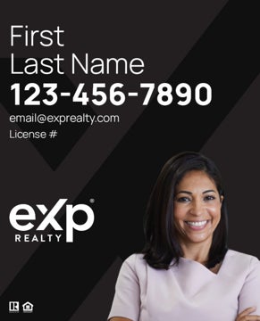 Picture of Large Name, Large Photo Black