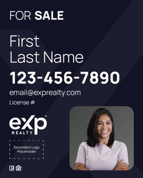 Picture of Dual Branded Large Name, Boxed Photo Navy