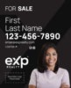 Picture of Dual Branded Large Name, Large Photo Black