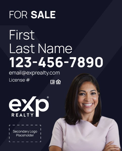 Picture of Dual Branded Large Name, Large Photo Navy