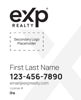 Picture of Dual Branded Large Logo, No Photo White