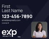 Picture of Large Name, Boxed Photo Navy
