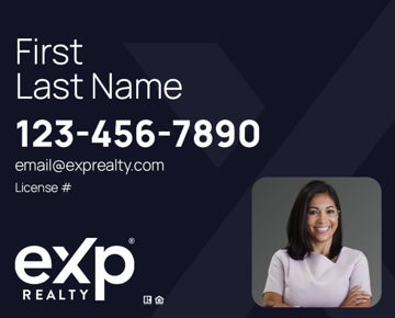 Picture of Large Name, Boxed Photo Navy