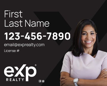 Picture of Large Name, Large Photo Black