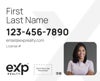 Picture of Dual Branded Large Name, Boxed Photo White