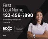 Picture of Dual Branded Large Name, Large Photo Black