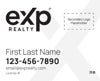 Picture of Dual Branded Large Logo, No Photo White