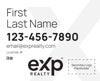 Picture of Dual Branded Large Name, No Photo White