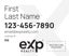 Picture of Dual Branded Large Name, No Photo White