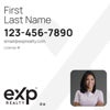 Picture of Large Name, Boxed Photo White