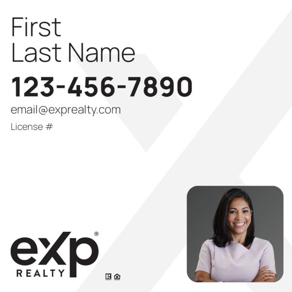 Picture of Large Name, Boxed Photo White