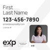 Picture of Dual Branded Large Name, Boxed Photo White