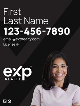 Picture of Large Name, Large Photo Black