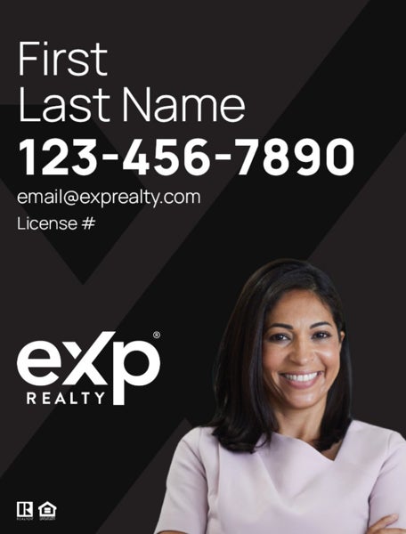 Picture of Large Name, Large Photo Black