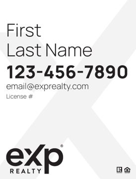 Picture of Large Name, No Photo White