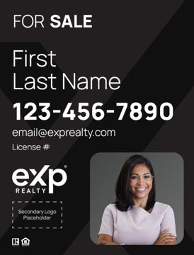 Picture of Dual Branded Large Name, Boxed Photo Black