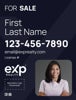 Picture of Dual Branded Large Name, Boxed Photo Navy