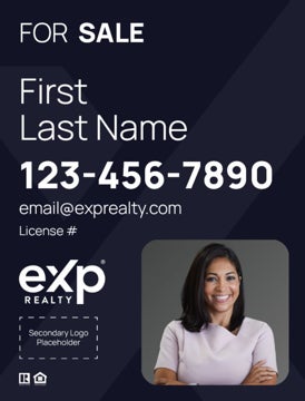 Picture of Dual Branded Large Name, Boxed Photo Navy