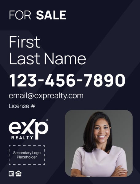 Picture of Dual Branded Large Name, Boxed Photo Navy