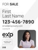 Picture of Dual Branded Large Name, Boxed Photo White