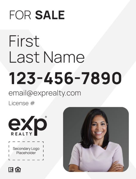 Picture of Dual Branded Large Name, Boxed Photo White