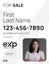 Picture of Dual Branded Large Name, Boxed Photo White
