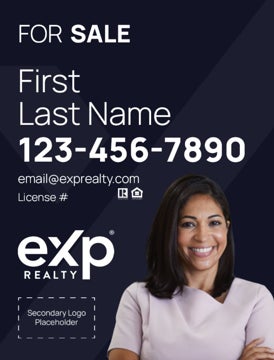 Picture of Dual Branded Large Name, Large Photo Navy