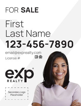 Picture of Dual Branded Large Name, Large Photo White