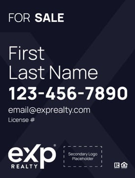 Picture of Dual Branded Large Name, No Photo Navy