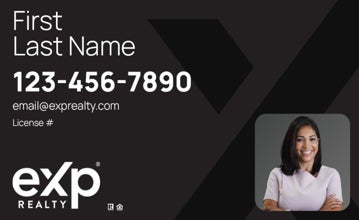 Picture of Large Name, Boxed Photo Black