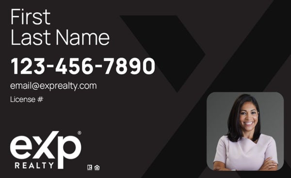 Picture of Large Name, Boxed Photo Black