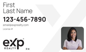 Picture of Large Name, Boxed Photo White